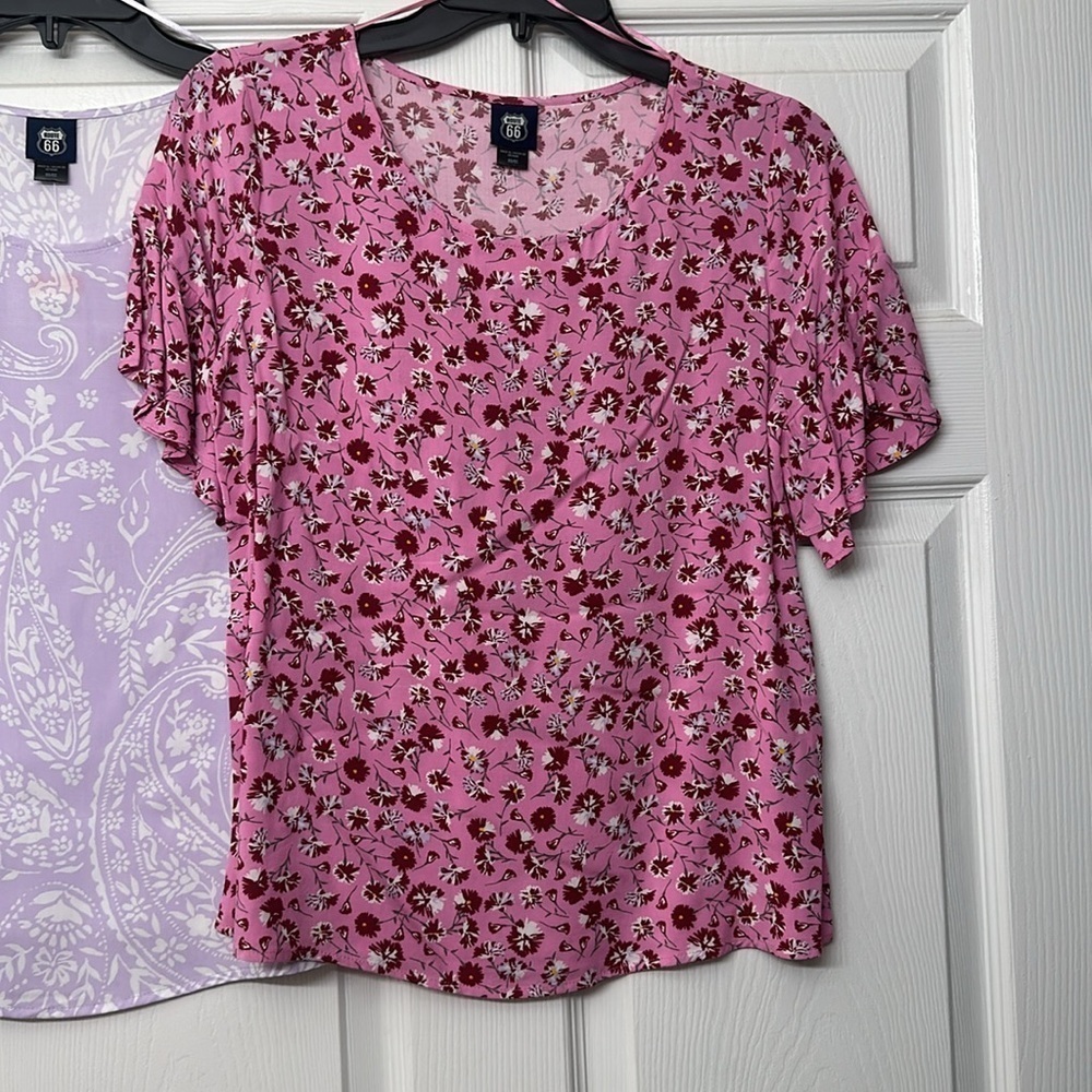 Route 66 Women’s XS Floral Blouses NWT - Picture 3 of 4